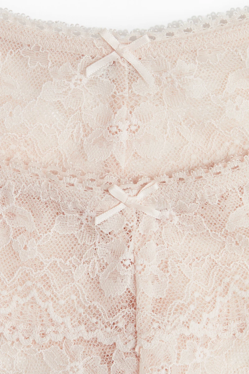 2-Pack Lace Thong Briefs