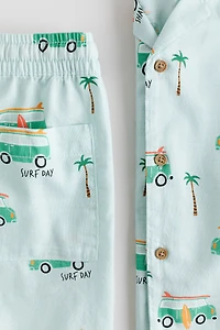 2-Piece Printed Cotton Set