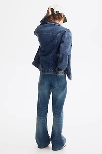 Loose-Fit Bootcut Leg Jeans