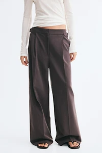 Pantalon chic à jambes larges