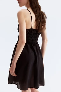 Smocked Strappy Dress