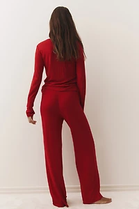 Pyjama en jersey pointelle