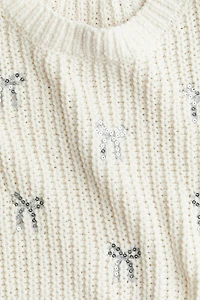 Chandail en tricot de chenille