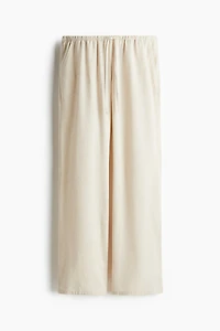 Pantalon droit avec cordon de serrage