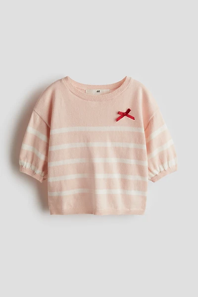 Short-sleeved jumper