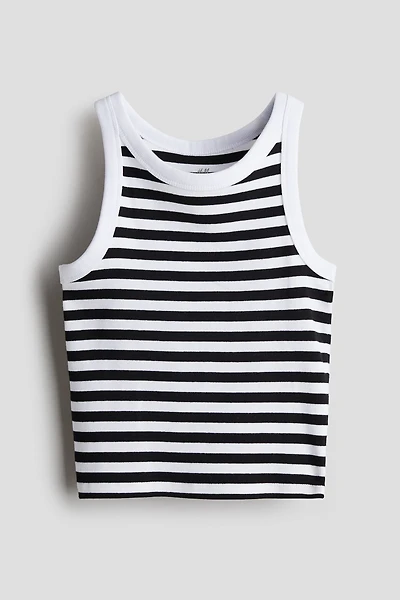 Ribbed Cotton Tank Top