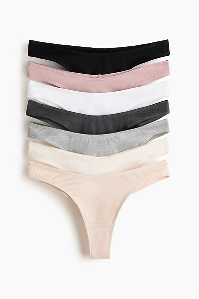 Lot de 7 culottes Brazilian en coton