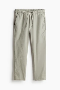 Regular Fit Linen-blend Pants