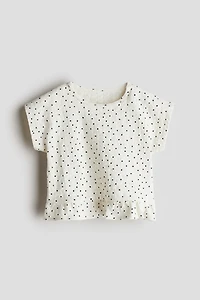 Ruffle-Trimmed Top