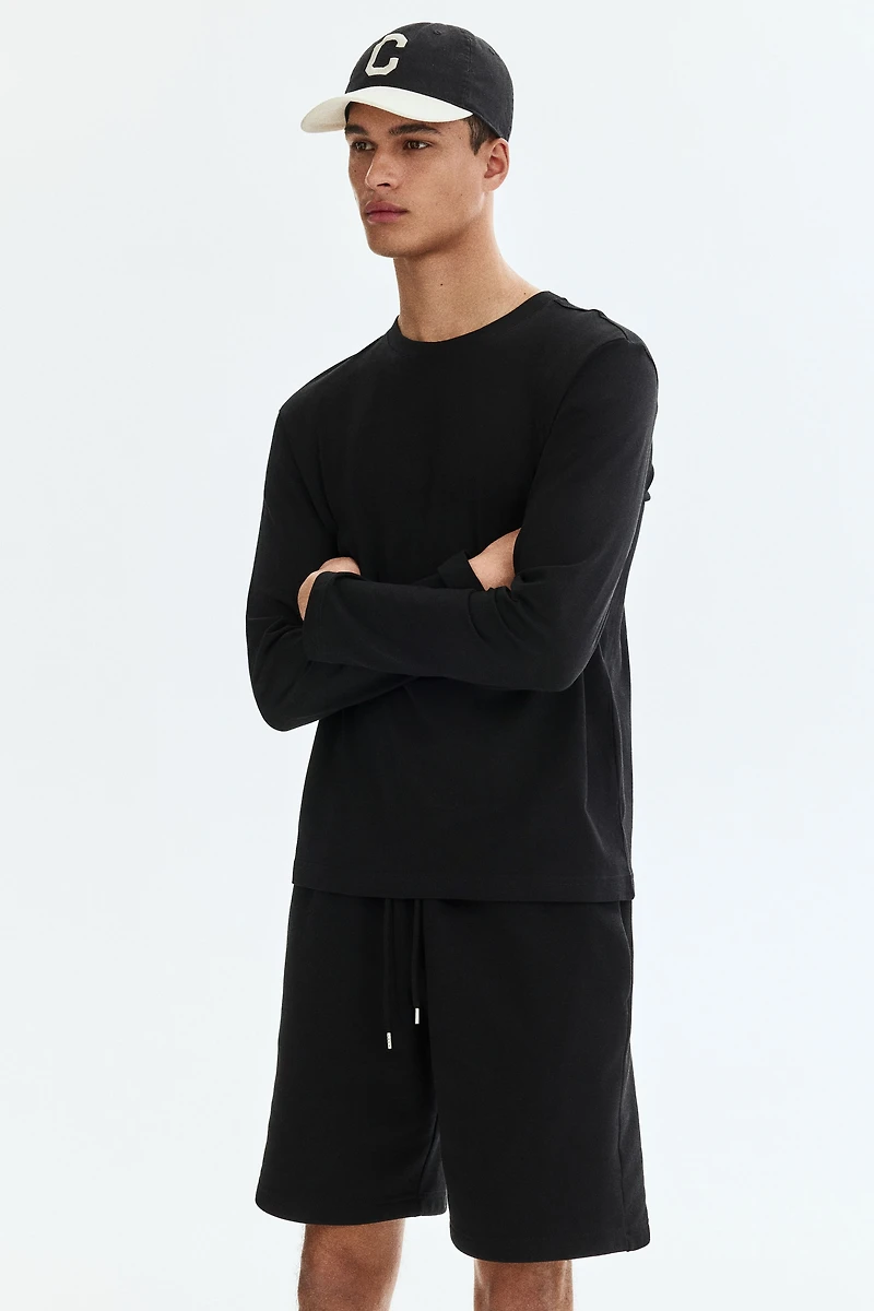 Short classique en molleton
