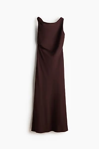 Robe sans manches en lin mélangé
