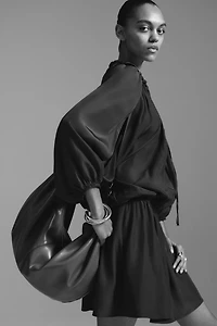 Robe tunique avec détail tressé