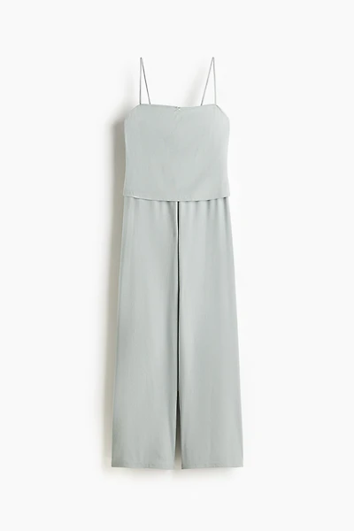 Picot-Trimmed Ribbed Pajamas