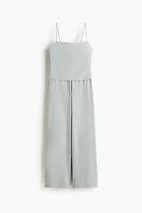 Picot-Trimmed Ribbed Pajamas