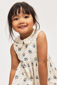 Jersey Dress with Collar