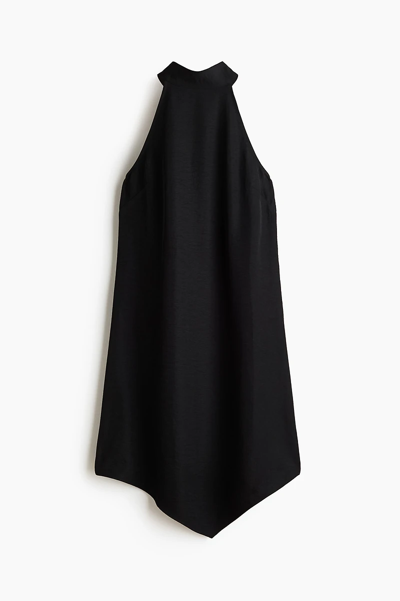 Tie-Detail Handkerchief Dress