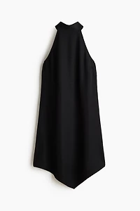 Tie-Detail Handkerchief Dress