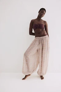 Pantalon de plage froissé avec jambes ballon