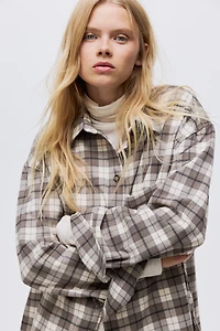 Chemise grande taille en flanelle