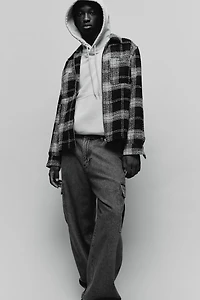 Regular Fit Overshirt with Zipper