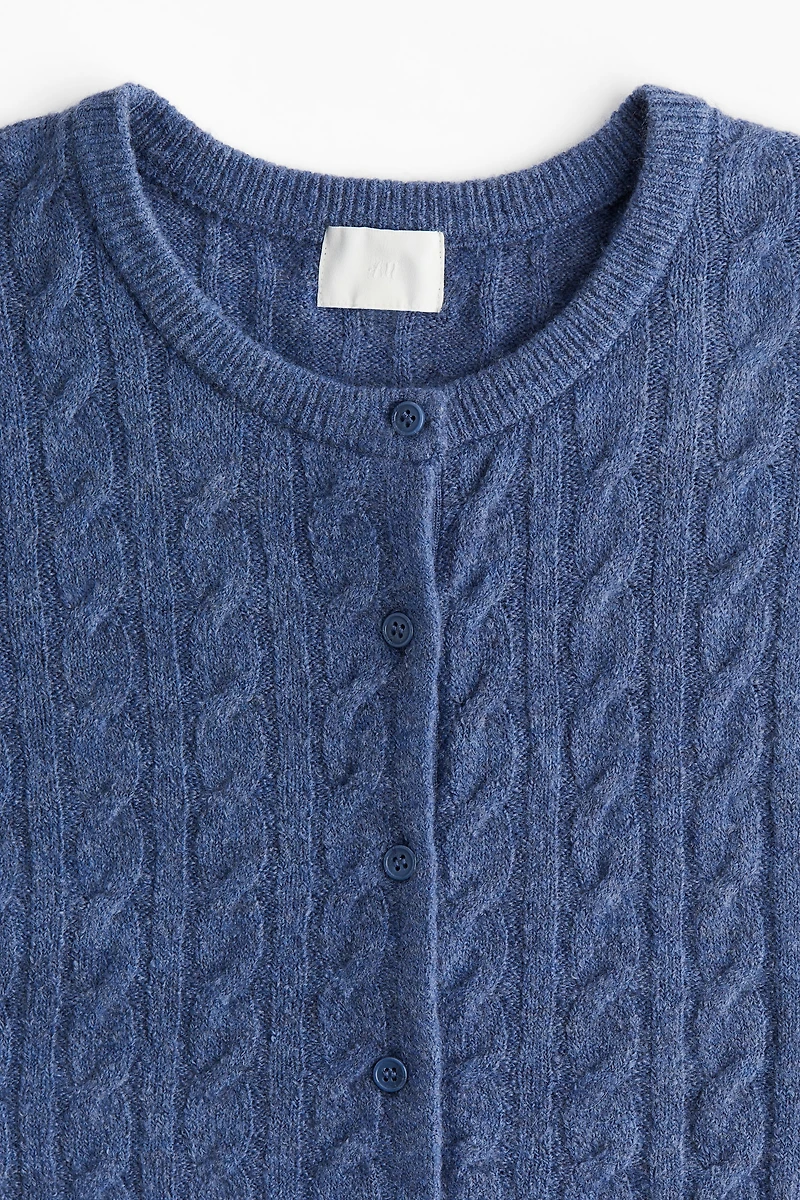 Cable-Knit Cardigan