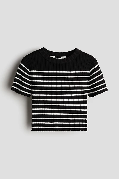 Rib-knit Top