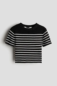 Rib-knit Top