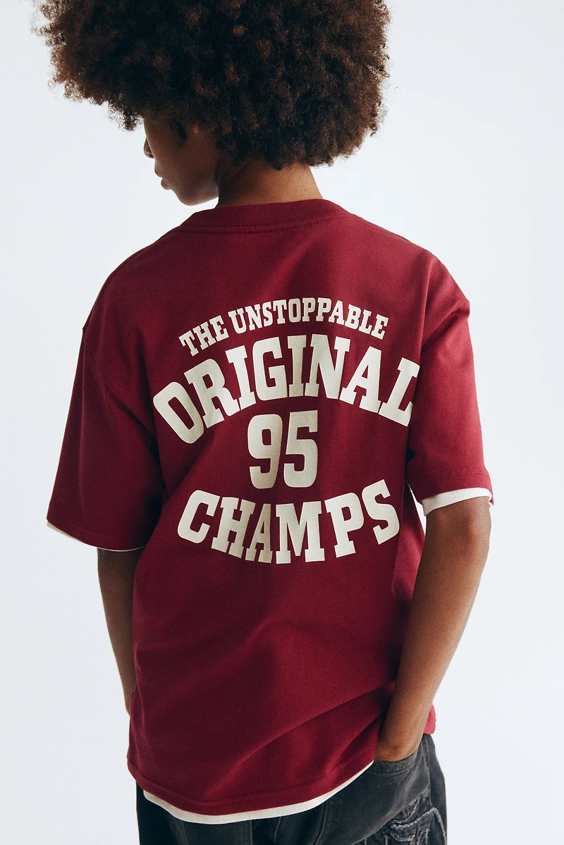 Loose-Fit Printed T-Shirt