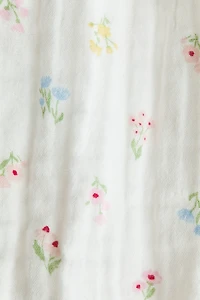 Combinaison à volant en mousseline