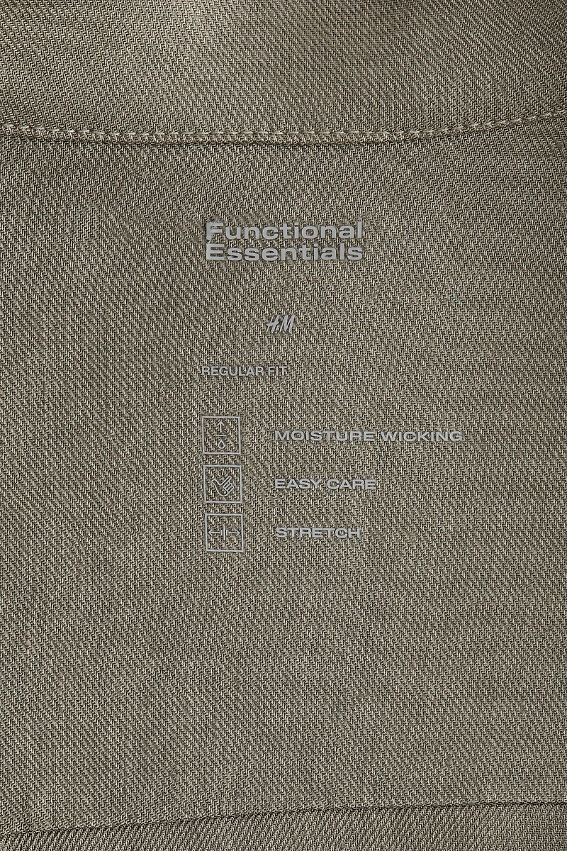 Easy Care Regular-Fit Linen-Blend Shirt