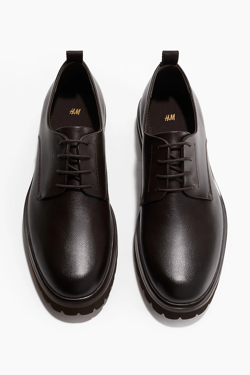 Chaussures Derbys à semelle épaisse