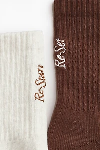 2-Pack Non-Slip Yoga Socks