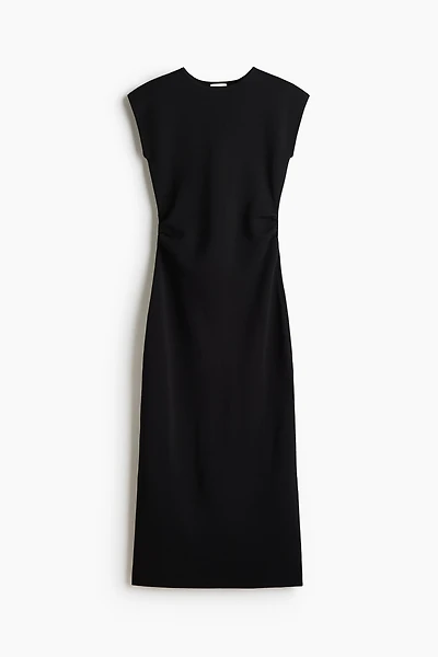 Draped Midi Dress