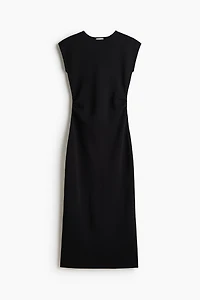 Draped Midi Dress