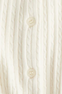 Cable-Knit Cardigan