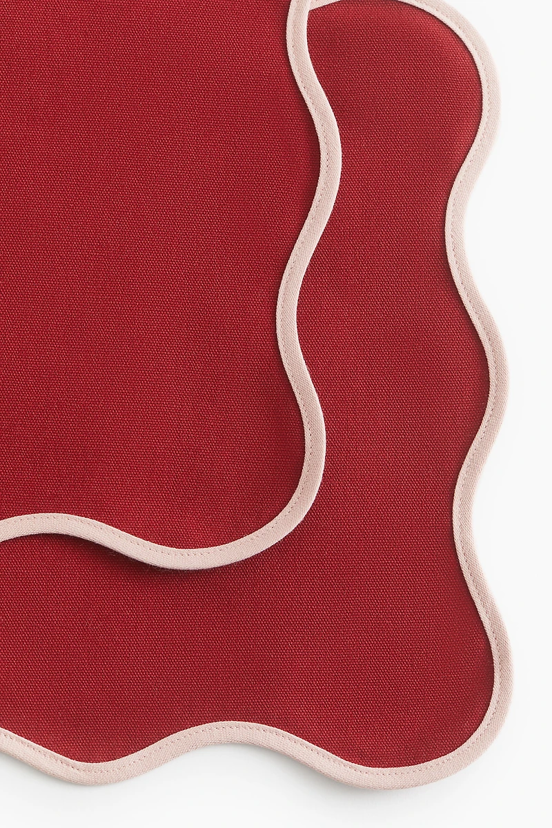 Lot de 2 napperons hydrofuges