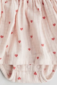 Robe volantée à maillot intégré