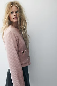 Gilet en velours côtelé