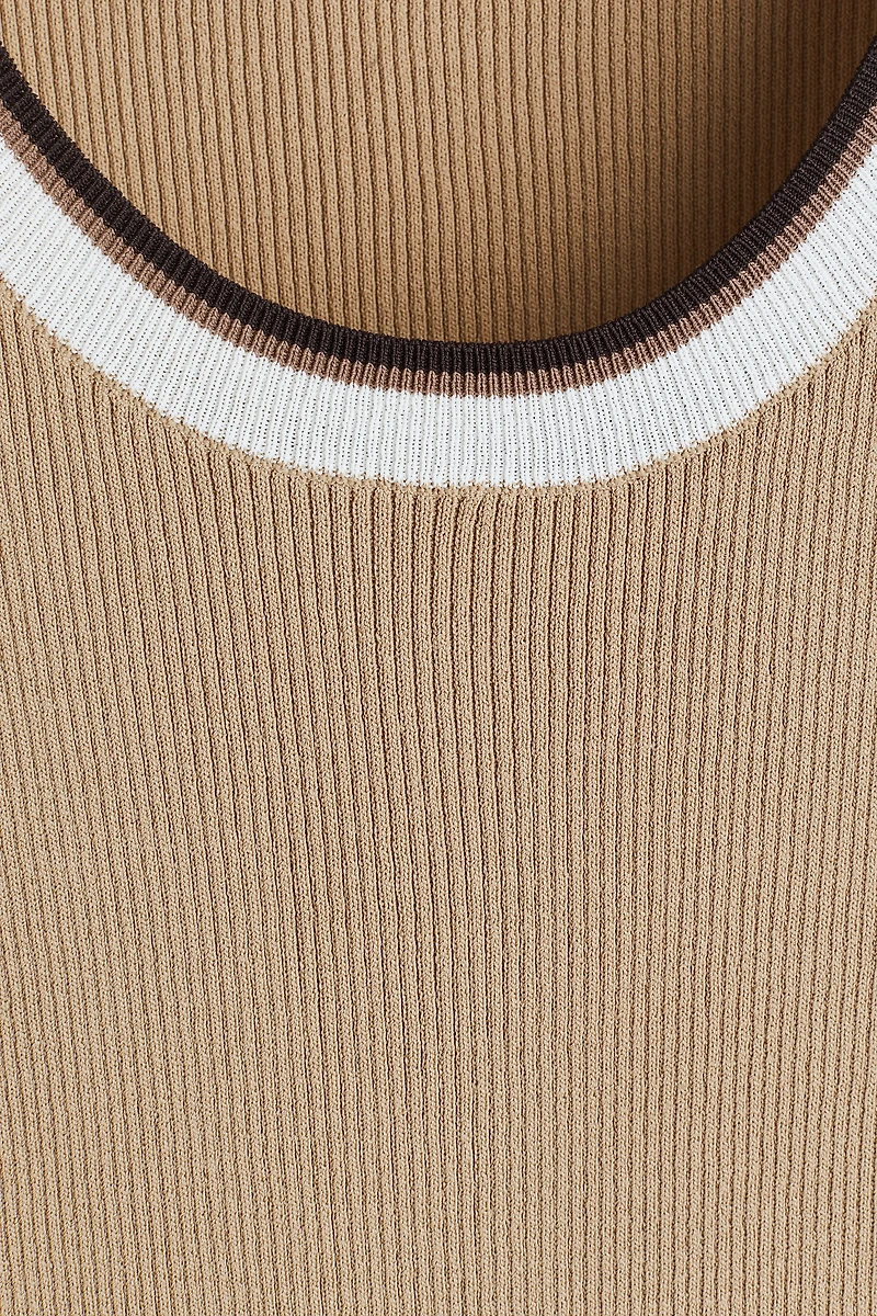 Slim Fit Ribbed vest top