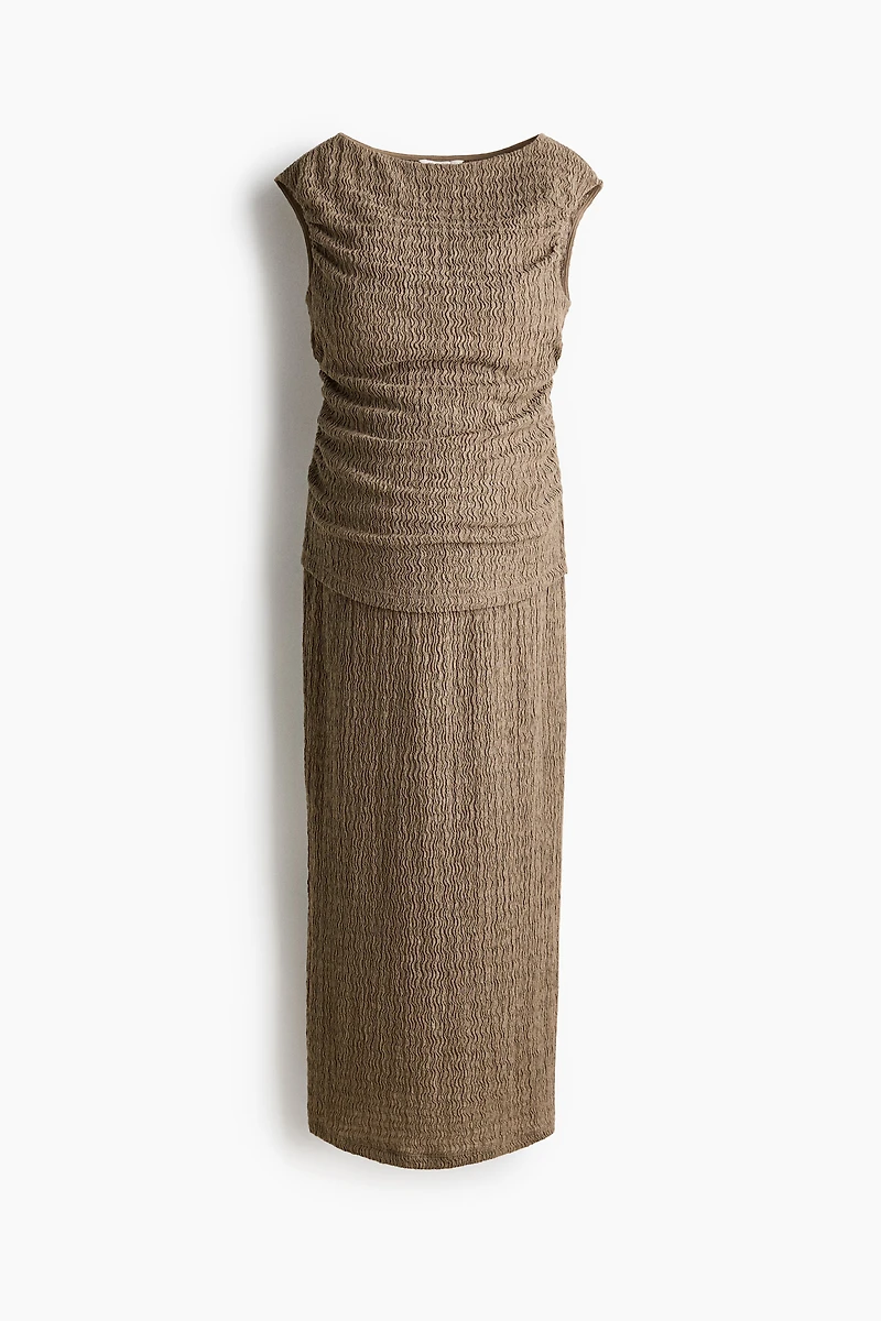MAMA 2-Piece Textured Jersey Set