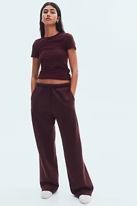 Wide-leg Joggers