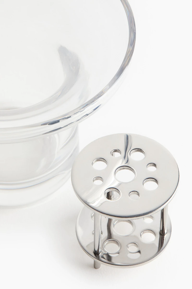 Small Glass Ikebana Vase