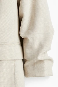 Blazer avec manches froncées