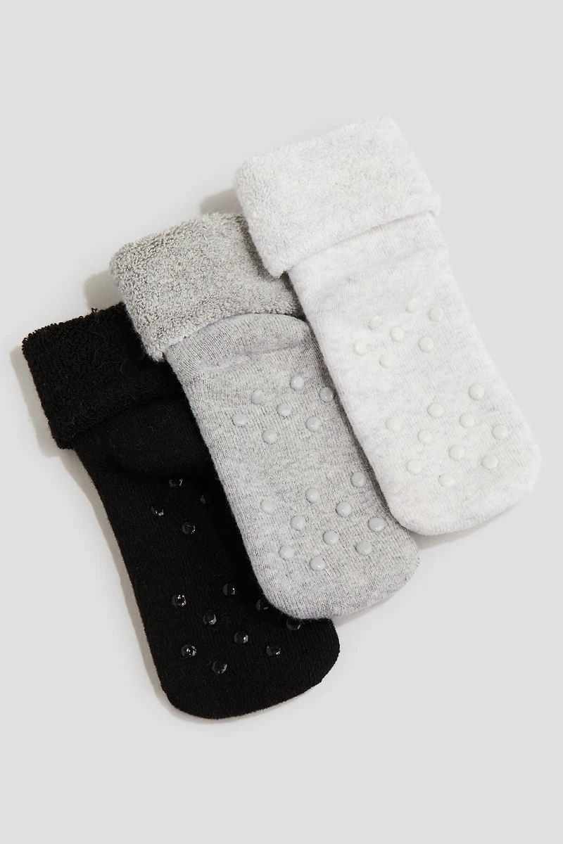 5-pack Non-slip Terry Socks