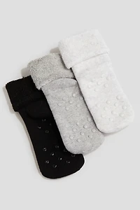 5-pack Non-slip Terry Socks