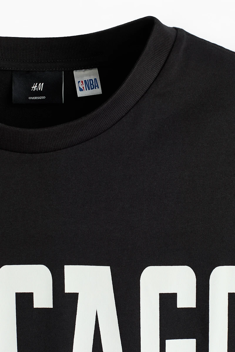 Oversized-Fit Printed T-Shirt