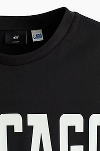 Oversized-Fit Printed T-Shirt