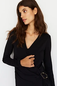 MAMA Robe d'allaitement croisée