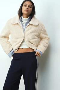 Veste en polar avec col