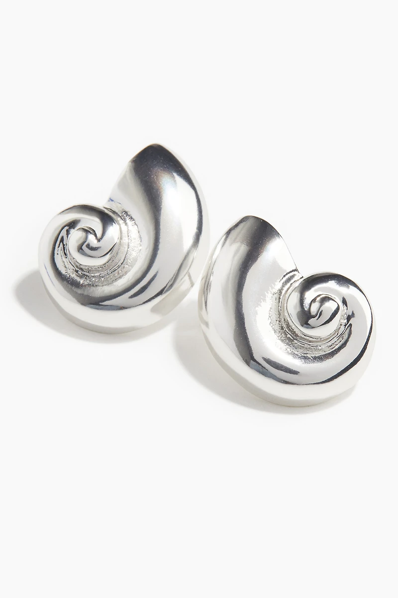Seashell-Shaped Earrings